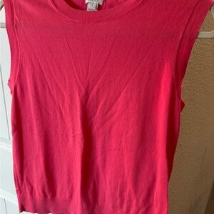 J. Crew Vibrant Pink Tank Top